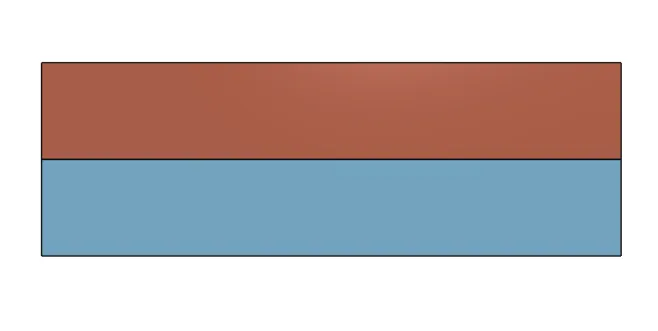 Step 5 result diagram: two near-flat plates and one remaining