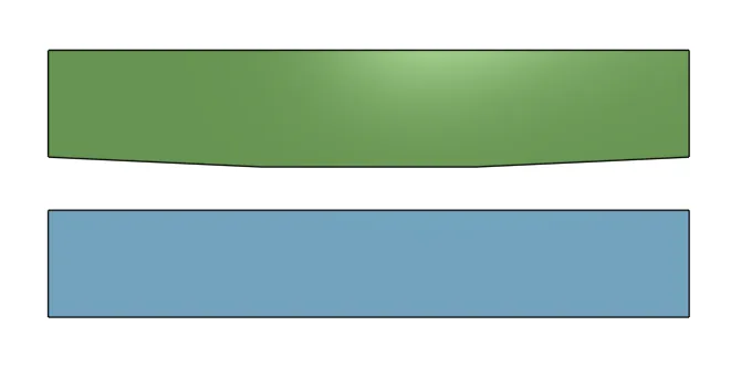 Step 6 diagram: lap convex plate against blue control plate