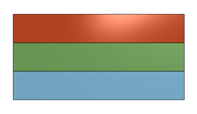 Final result diagram: all three plates in flatness agreement